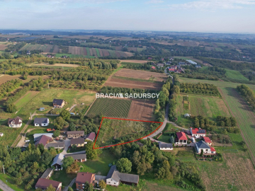 Działka budowlana 24,47 a, Damice blisko Krakowa