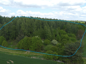 Działka 2,15 ha z potencjałem koło Nałęczowa.
