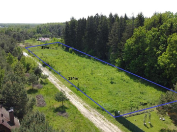 Działka,Wytyczno,Jezioro Wytyckie 45 arów budowlana