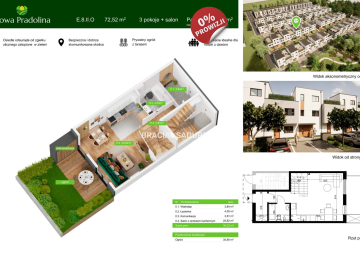 Nowa Pradolina mieszkaniez 2 poziomowe