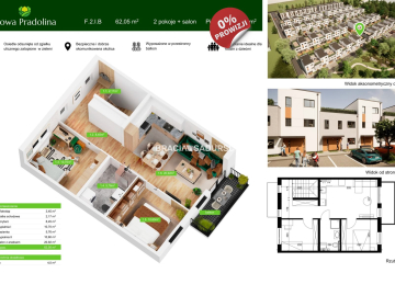 Nowa Pradolina mieszkanie z ogródkiem