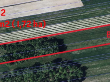 Działka budowlana 15 ar Kozioł g. Baranów
