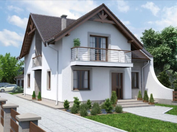 Dom w stanie surowym 157m2  Charlęż g. Spiczyn