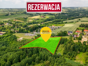 Działka jednorodzinno - usługowa / uzbrojona 