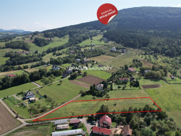 DZIAŁKA BUDOWLANA SZYK 47 A PŁASKA WIDOKOWA UZBRO.