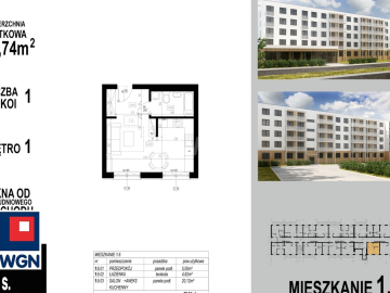 Głogów, mieszkanie, 1 pokój, winda, 29,74 m2, sprzedam, 220076 zł.  
  
KUPUJĄCY NIE PŁACI PROWIZJI!  
OFERTA BEZPOŚREDNIO OD D