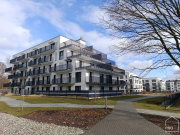 Apartament z ogródkiem w nowym budownictwie