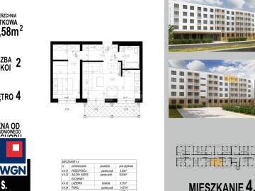 Głogów, mieszkanie, 2 pokoje, balkon, winda, 44,58 m2, sprzedam, 320976 zł.  
  
KUPUJĄCY NIE PŁACI PROWIZJI!  
OFERTA BEZPOŚRE