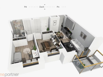 Mieszkanie 3-pokojowe z widokiem na rzekę!