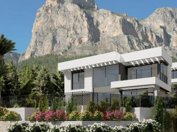 Doskonała willa z widokiem na góry w Polop