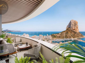 Luksusowy apartament z widokiem na morze w Calpe