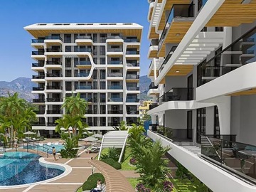 Nowoczesne apartamenty 245 metrów od morza