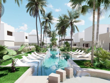 Apartament z dużym tarasem 2 km od plaży