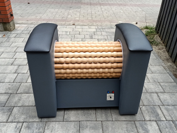 Najmocniejszy rollmasażer rollmasaż Silver z podczerwienią, rolletic, studio figura, rolmasaż, rollen