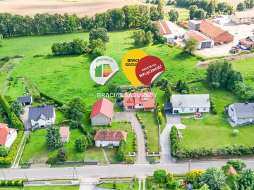 Dom z dużą działką budowlaną k. Niepołomic