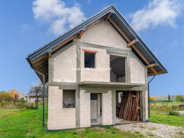 Dom wolnostojący w stanie surowym - Bębło - 130m2