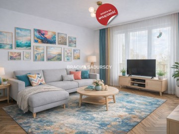 Dwupokojowe jasne mieszkanie w centrum.