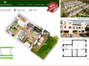 Nowa Pradolina mieszkanie z ogródkiem