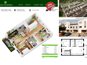 Nowa Pradolina mieszkanie z balkonem