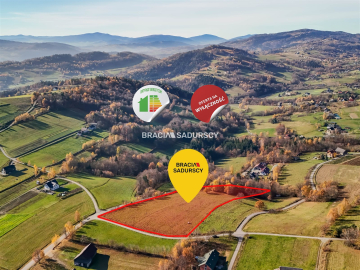 Widokowa działka w Beskidzie Wyspowym