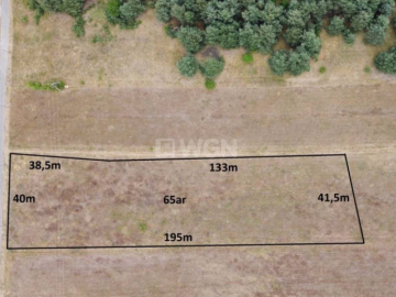 Sobin, działka usługowa, 0,6506 ha, 460 000zł, sprzedam.  
  
Na sprzedaż działka usługowa o powierzchni 65 ar, położona w Sobi
