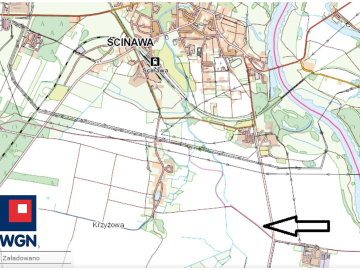Ścinawa, pow Lubin, działka, 13121 m2, sprzedaż, 351 000 zł.  
  
Na sprzedaż grunt budowlany w miejscowości Ścinawa, powiat lu
