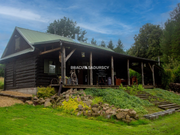Chronów, gm. Bochnia. Klimatyczny dom z bali 