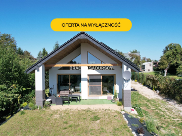 Biuro Nieruchomości Bracia Sadurscy prezentuje na sprzedaż nowoczesny, energooszędny dom wolnostojący o wysokim standardzie wyk