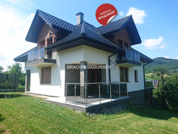 Dom na widokowej działce, Bysina, Myślenice.