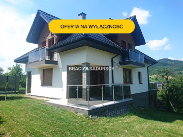 Dom na widokowej działce, Bysina, Myślenice.