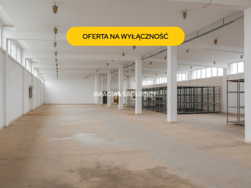 Hala mag. - prod. pow. 860 m2 w centrum Proszowic!