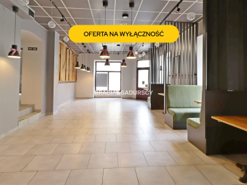 Tarnów, Stare Miasto, ul. Rybna/Wałowa. Lokal usługowy o łącznej pow. 267,99 m 2 .  

 Lokal dwupoziomowy: piwnica i parter, fr