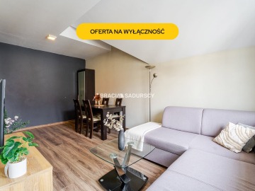 Dwupoziomowe mieszkanie 70 m² w granicy Krakowa