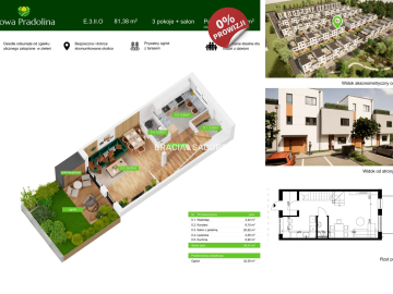 Nowa Pradolina mieszkaniez 2 poziomowe