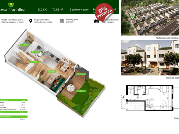 Nowa Pradolina mieszkaniez 2 poziomowe