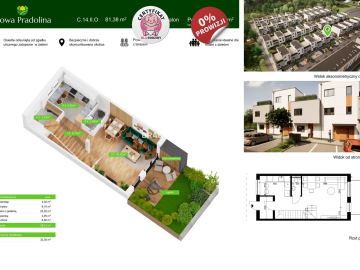 Nowa Pradolina mieszkaniez 2 poziomowe