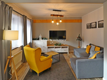 Zakopane - nowoczesne 2 pokoje 53 m² z balkonem, widokiem i SPA w budynku!   

 Oferujemy nowoczesne, stylowe  2-pokojowe miesz