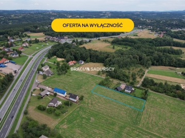 działka budowlano-usługowa w Głogoczowie