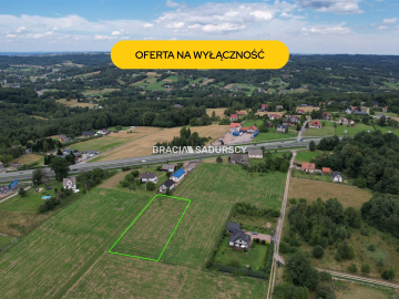 działka budowlano-usługowa w Głogoczowie