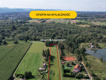 Działka budowlana 43 a  obok Wadowic - możliwa  zabudowa jednorodzinna lub usługowa     

  Oferujemy na sprzedaż atrakcyjnie p