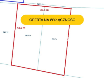 Działka budowlana Krzyszkowice 17 arów