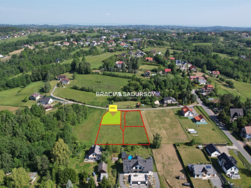 Działka widokowa Byszyce, gmina Wieliczka