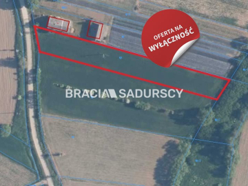 Popędzyna działka z możliwośćią uzyskania wz