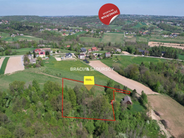 Działka rolna z drewnianym domem Nowa Wieś 