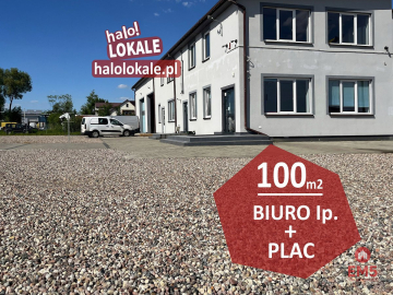 Lokal z placem  przy głównej drodze