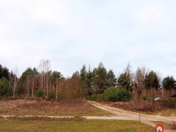 działka pod lasem blisko Białegostoku ze stawem