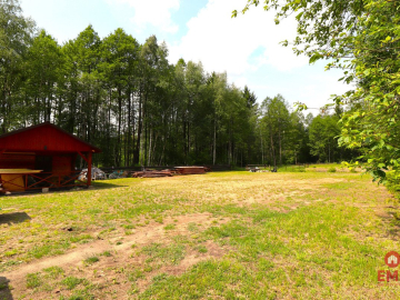 Działka budowlana, staw, ogrodzenie