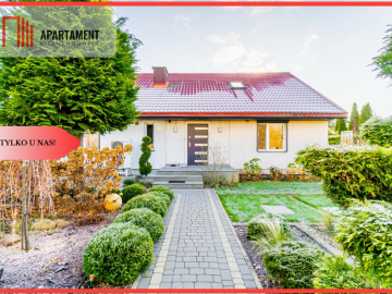 Murowaniec - piękny dom z antresolą i ogrodem