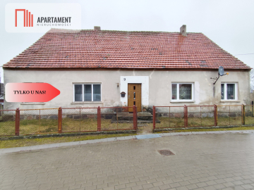 DOM Z DUŻĄ DZIAŁKĄ, DO REMONTU 3 KM OD JEZIORA!