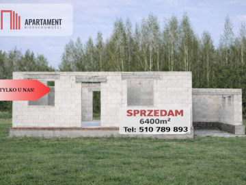 Dom w budowie na leśnej działce – Bory Tucholskie